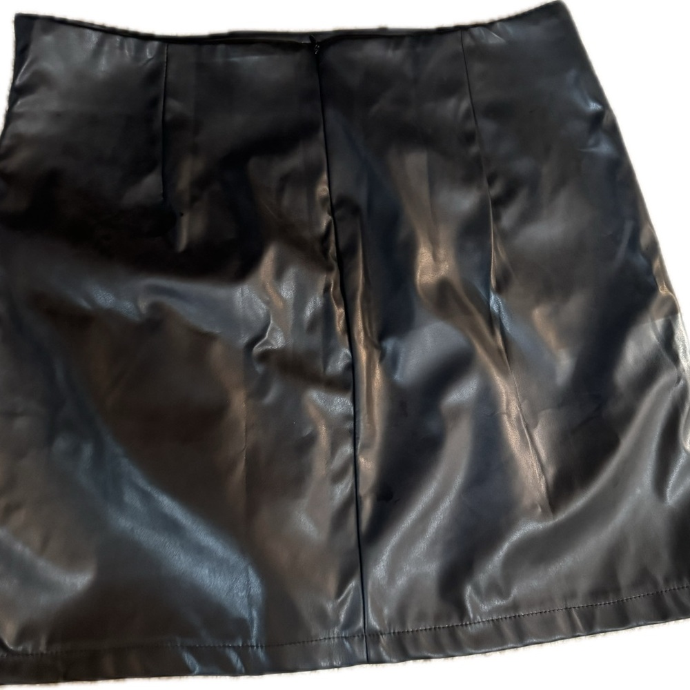 Pleather skirt